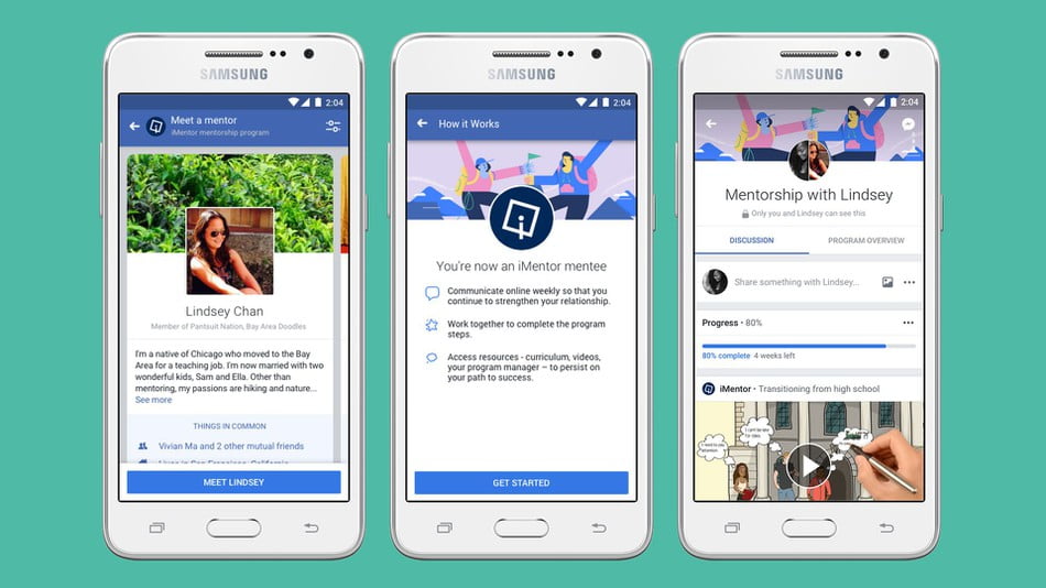 Facebook lança ferramenta que conecta usuários com mentores
