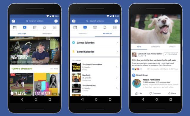 Facebook “Watch”  Concorrente do Facebook para o YouTube , lançado em todo o mundo